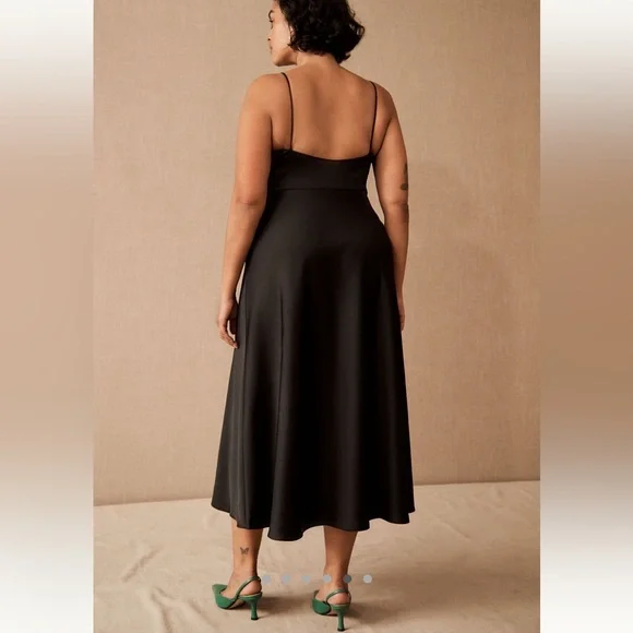 NWT Anthropologie BHLDN Leti Dress in Black Sz 2 - Picture 4 of 16